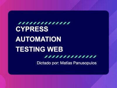 Curso Cypress 2023 – Automation Testing Web
