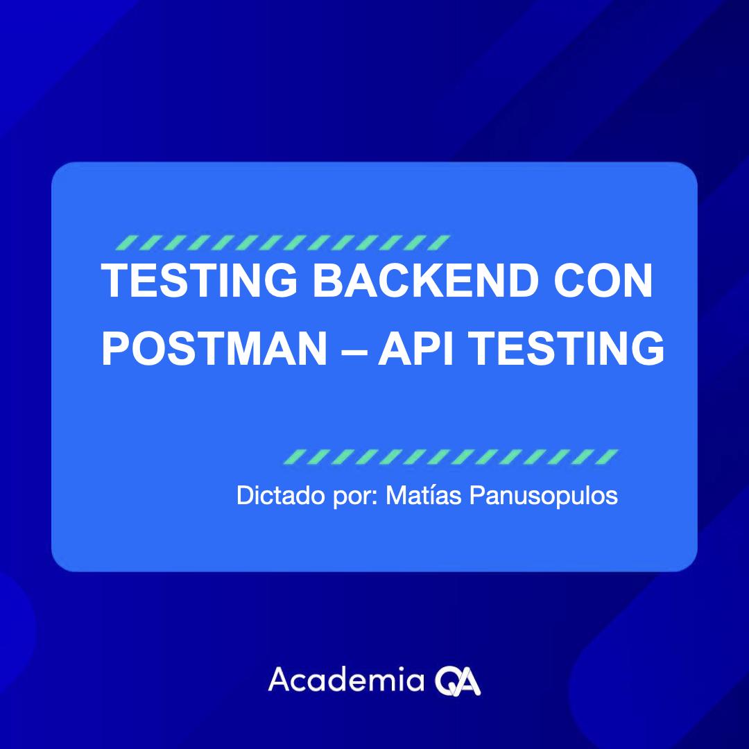 API TESTING