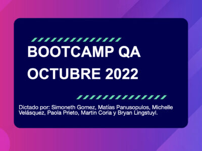 Bootcamp QA Octubre  2022