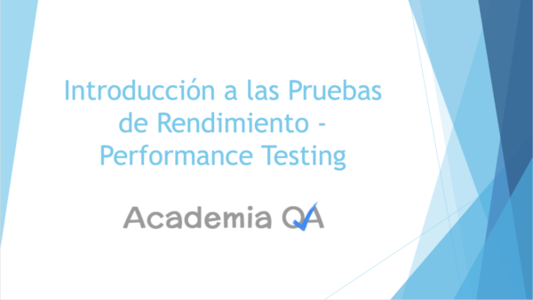 Introducción a las Pruebas de Rendimiento - Performance Testing
