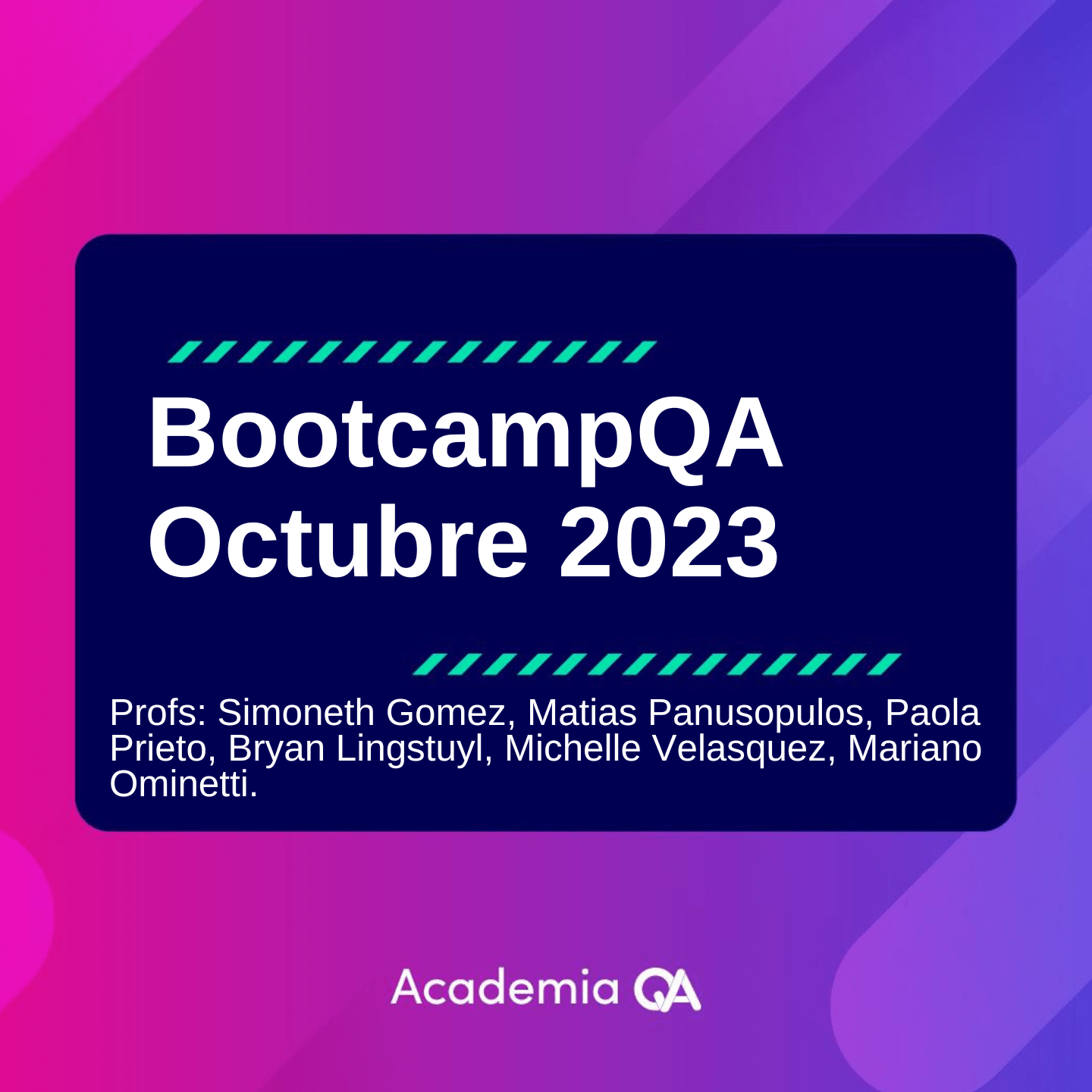 BootcampQA octubre 2023